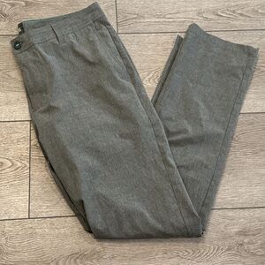 Linksoul Boardwalker Golf Pants Men's Size 34R Gray Stretch 5 Pocket Pants